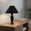 Lampara Columna Negra Q271060-1 25/41 cms Lampara Columna Negra Q271060-1 25/41 cms