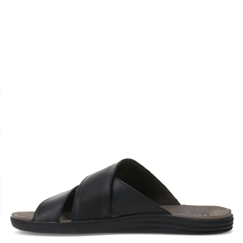 Sandalia de Hombre Freeway Casual Negro (Cuero Graso)