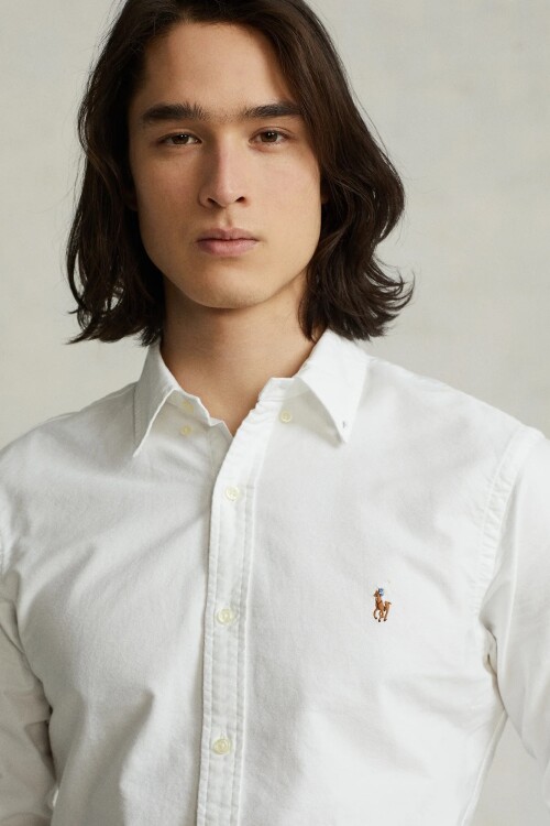 Camisa Oxford Polo Ralph Lauren Blanco