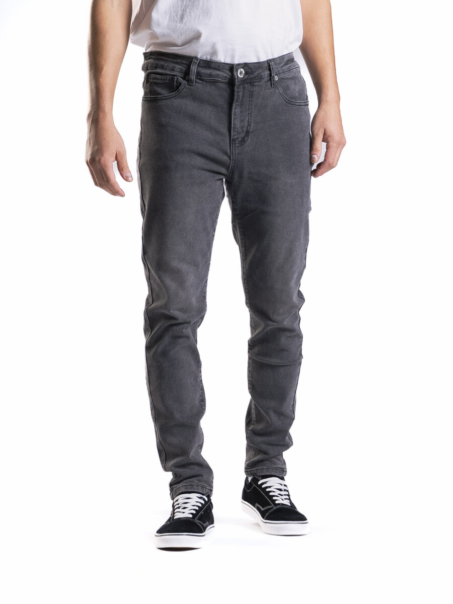 Jean Slim Fit Largo 30 - Gris 