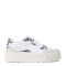 Championes de Mujer Puma Blanco - Negro - Gris
