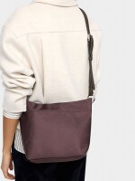 Bolso De Hombro De Nylon burdeos
