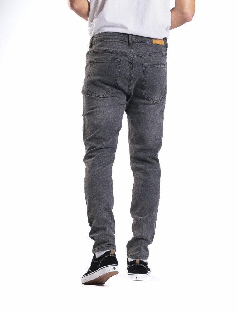 Jean Slim Fit Largo 30 Gris