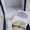 Anillo sello Inicial Oro 18 kilates Anillo sello Inicial Oro 18 kilates