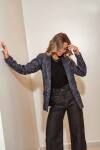 BLAZER ALLEGRA ANIMAL SNAKE DARK GRAY BLAZER ALLEGRA ANIMAL SNAKE DARK GRAY