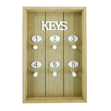 PORTA LLAVES MADERA RECTANGULAR PORTA LLAVES MADERA RECTANGULAR