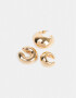 Bijou Cuff Chunky Edition Set De Aros Chunky - Dorado