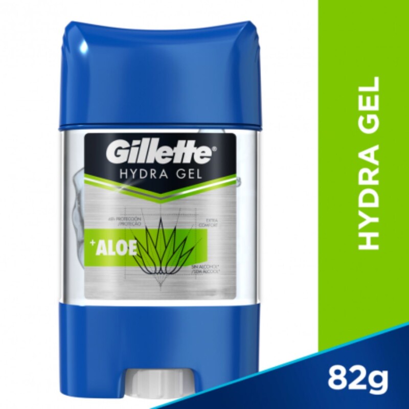 Antitranspirante en Gel Gillette Hydra Aloe 82 GR Antitranspirante en Gel Gillette Hydra Aloe 82 GR