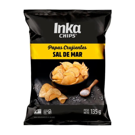 Papas Inka Chips sal de mar 135g Papas Inka Chips sal de mar 135g