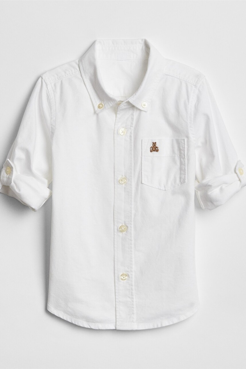 Camisa Oxford Brannan Toddler Niño White000