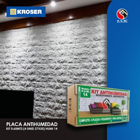 PLACA ANTIHUMEDAD KIT 0.60MT2 (4 UNID 27X55) HUMI1 PLACA ANTIHUMEDAD KIT 0.60MT2 (4 UNID 27X55) HUMI1