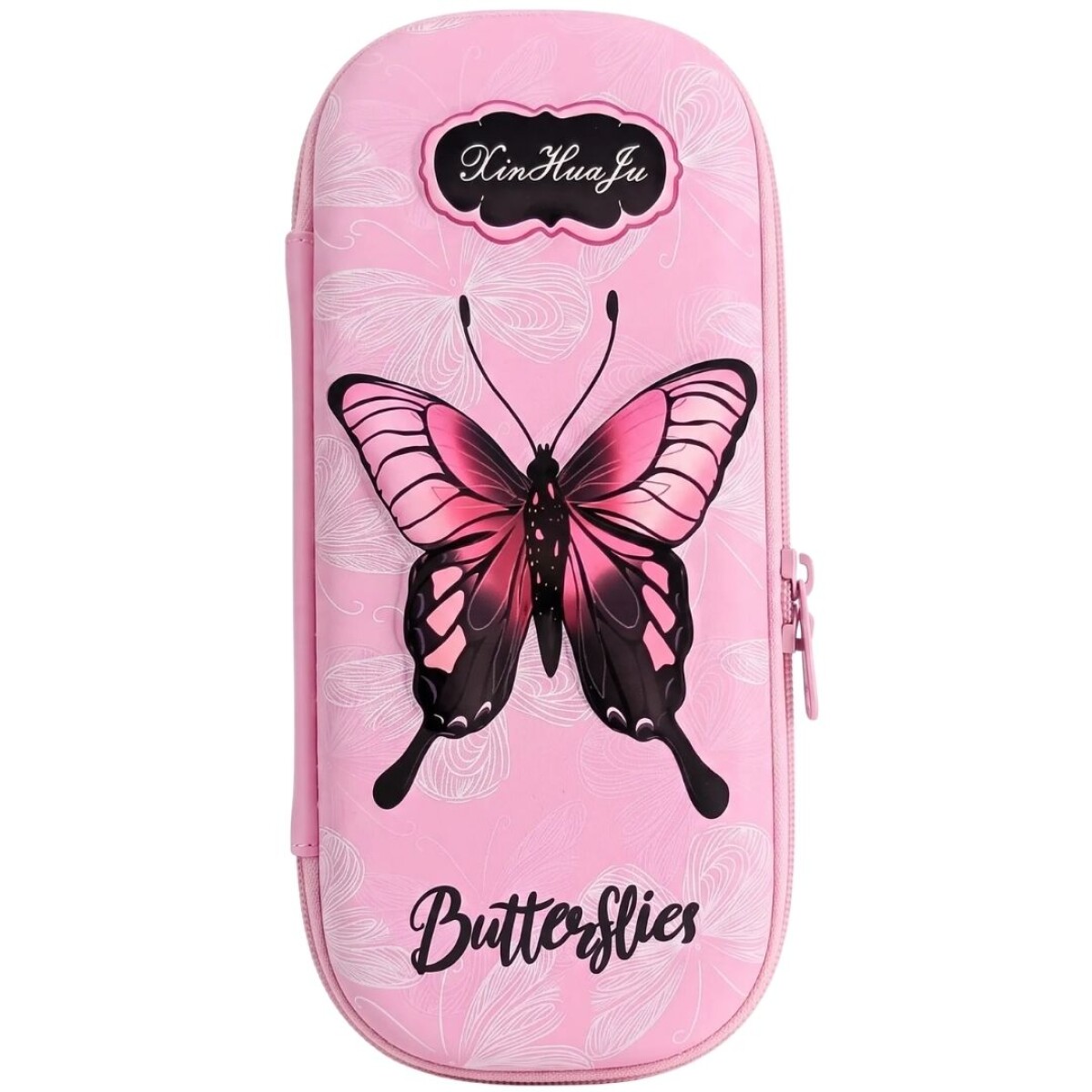 Cartuchera 3d Resistente Estampada 1 Piso Niña - MARIPOSA ROSA 