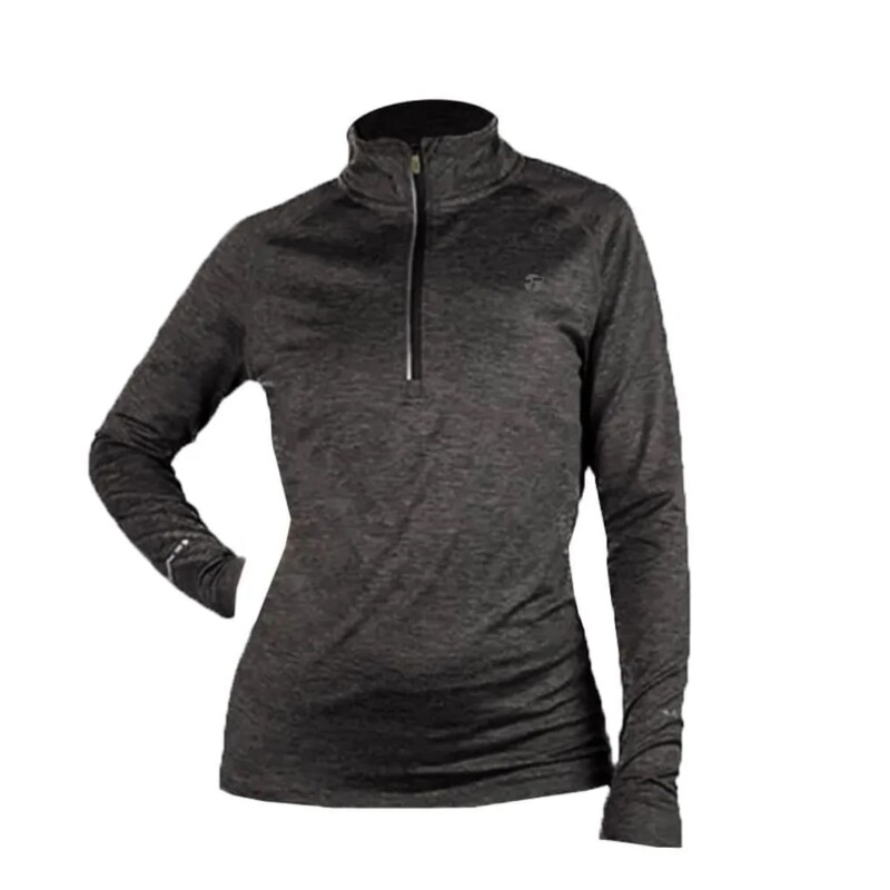 Buzo de Mujer Topper Running Layer Negro Melange
