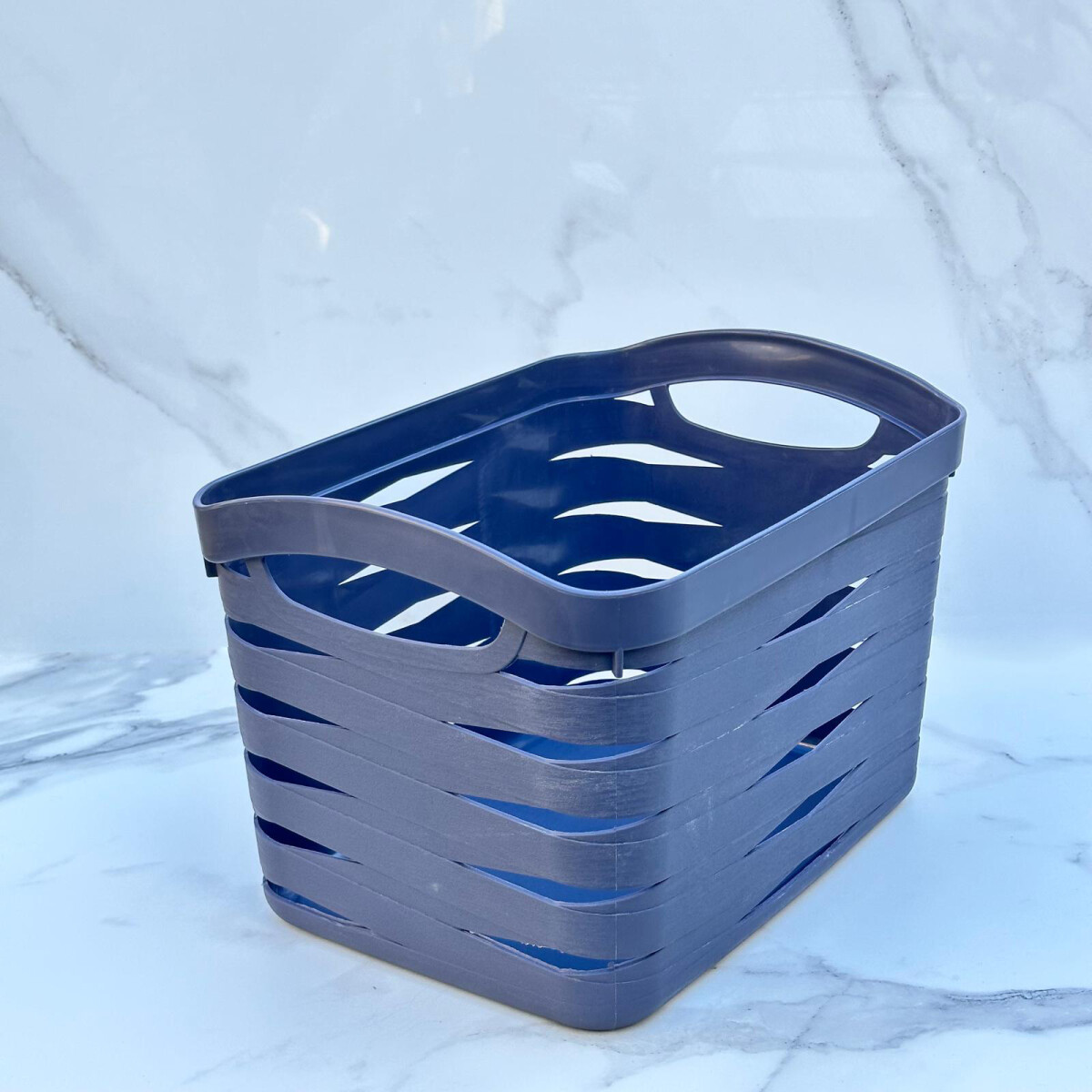 Canasto Organizador Polipropileno Alto 21cm x Ancho 27cm x Largo 36cm 