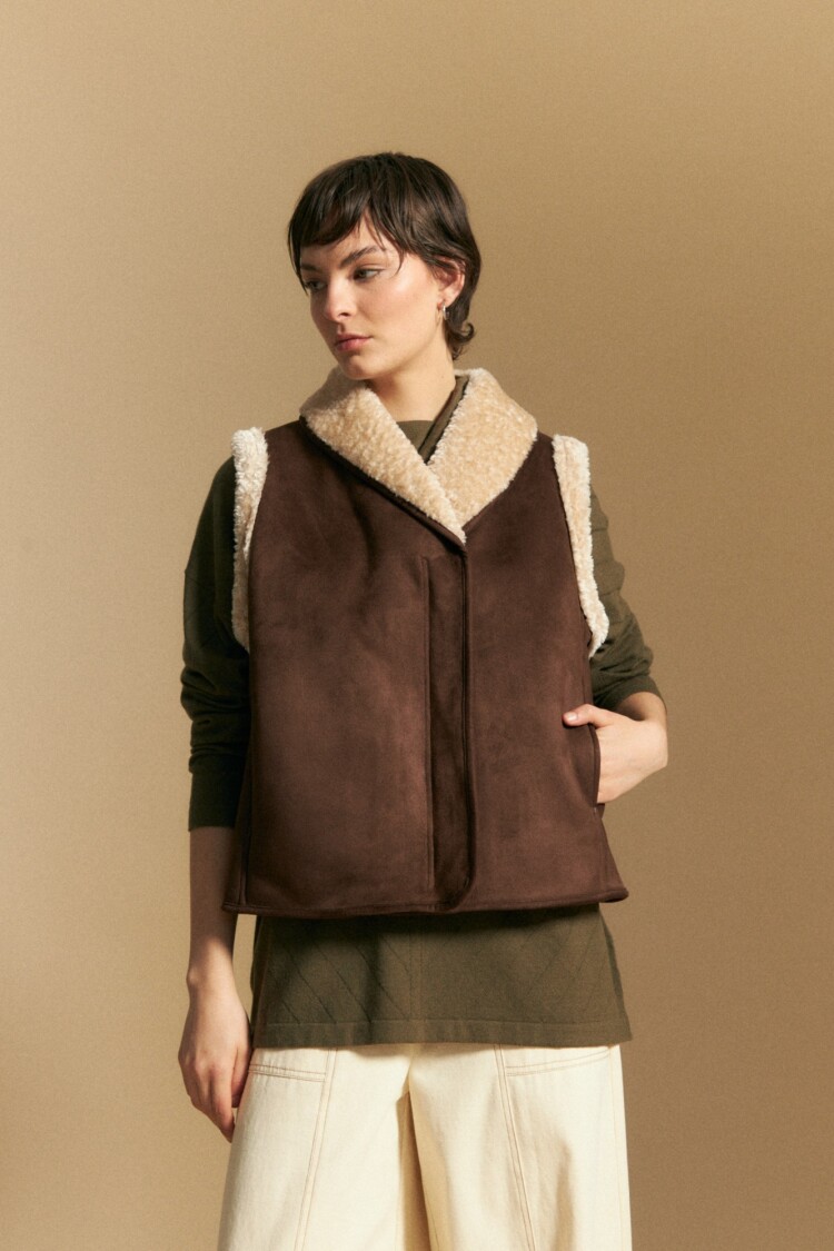 CHALECO MELVINE Chocolate