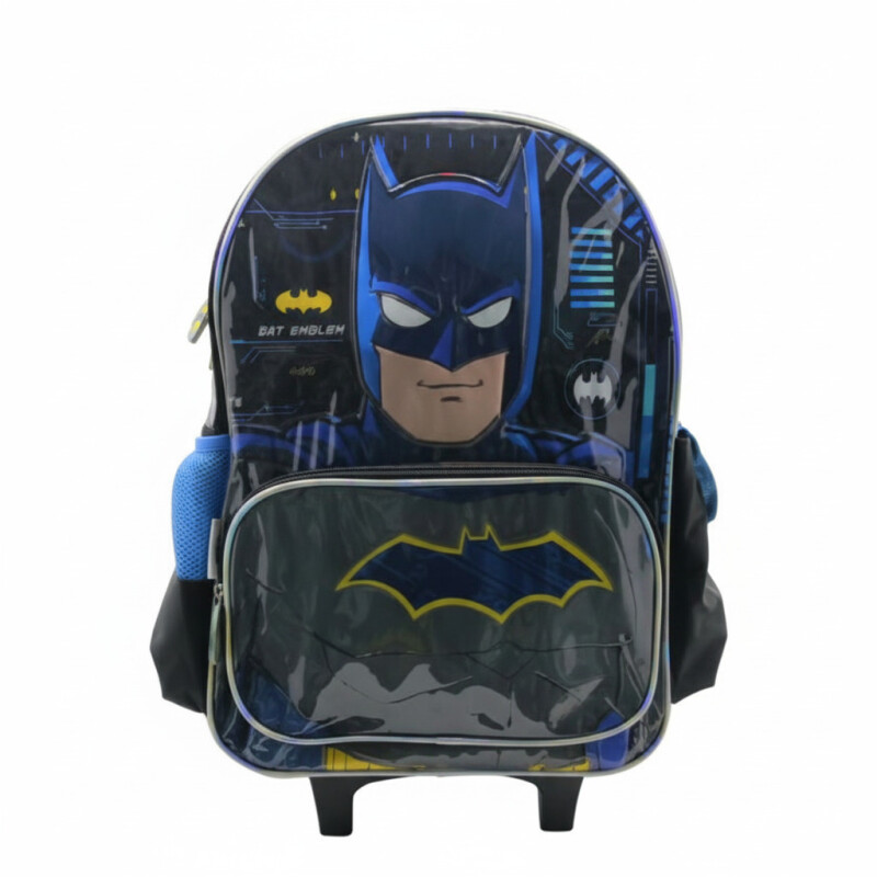 Mochila Batman Iam The Night LJ107 Negro - Gris - Celeste