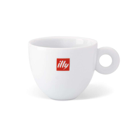 Taza Para Cappuccino Logo Illy 250 Ml