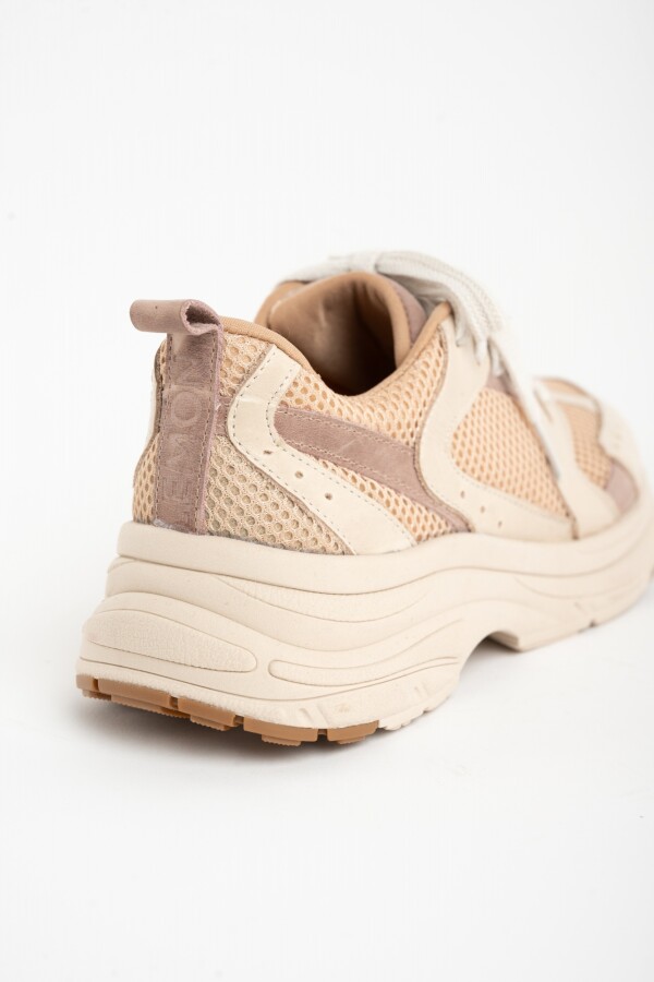 Zapatilla Combinada Rosa Viejo