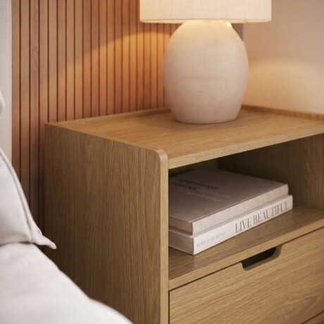 Mesa de Luz Aura - 1 Cajon Natural