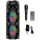 Parlante Portátil Bluetooth Micrófono C/ Remoto 80cm Negro
