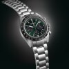 Reloj Seiko Prospex Speedtimer SSC933P1 para hombre con correa de acero Verde