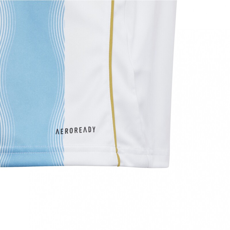 REMERA adidas PITCH 2 STREET MESSI white/semi blue burst
