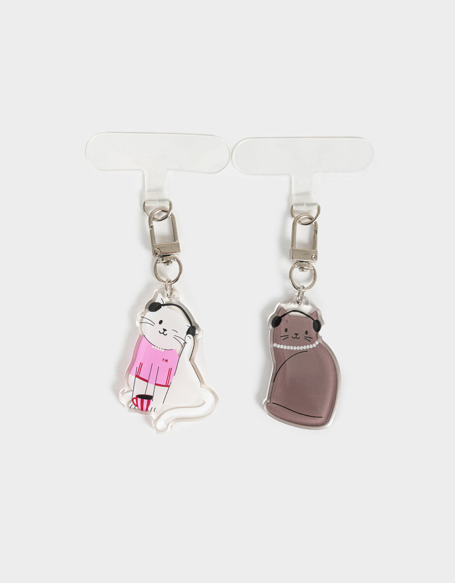 Set De Accesorios De Celular Mini De Acrílico Para Compartir 