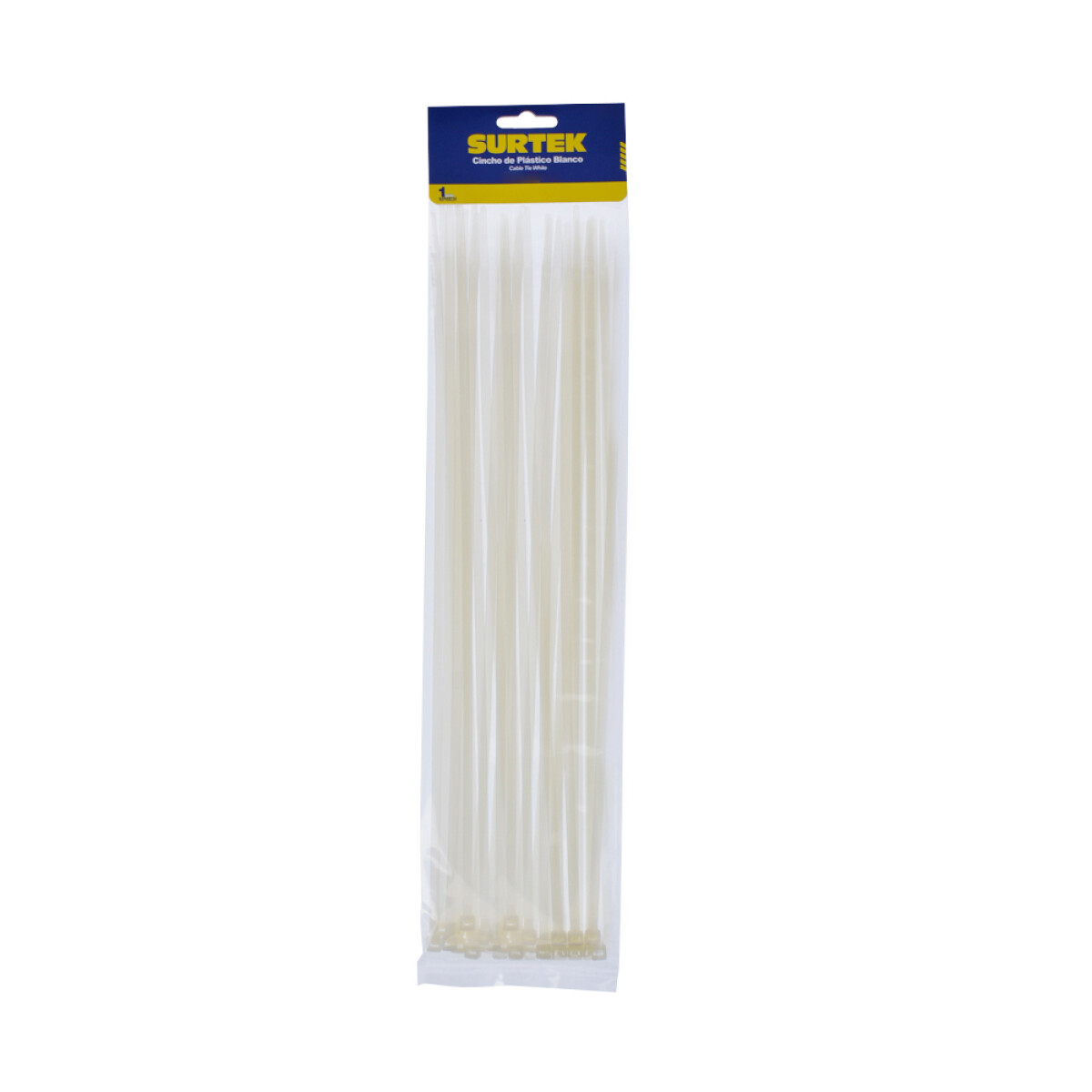 Collarin 4,6mm X 30cm C/u Blanco Surtek 