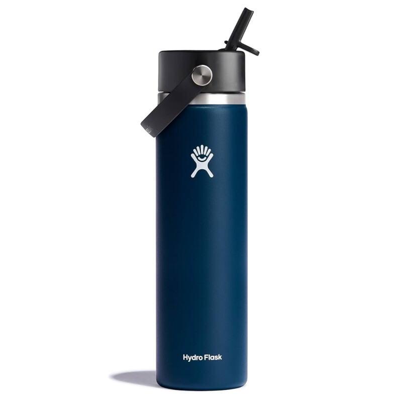 Botella Hydro Flask 24 OZ (0.71 L) WIDE FLEX STRAW CAP INDIGO - Azul Botella Hydro Flask 24 OZ (0.71 L) WIDE FLEX STRAW CAP INDIGO - Azul