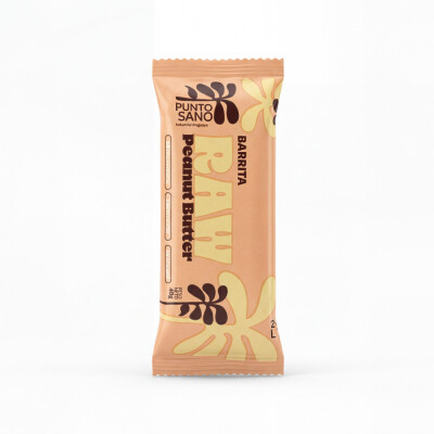 Barra raw peanut butter 40g Punto Sano Barra Raw Peanut Butter P Sano