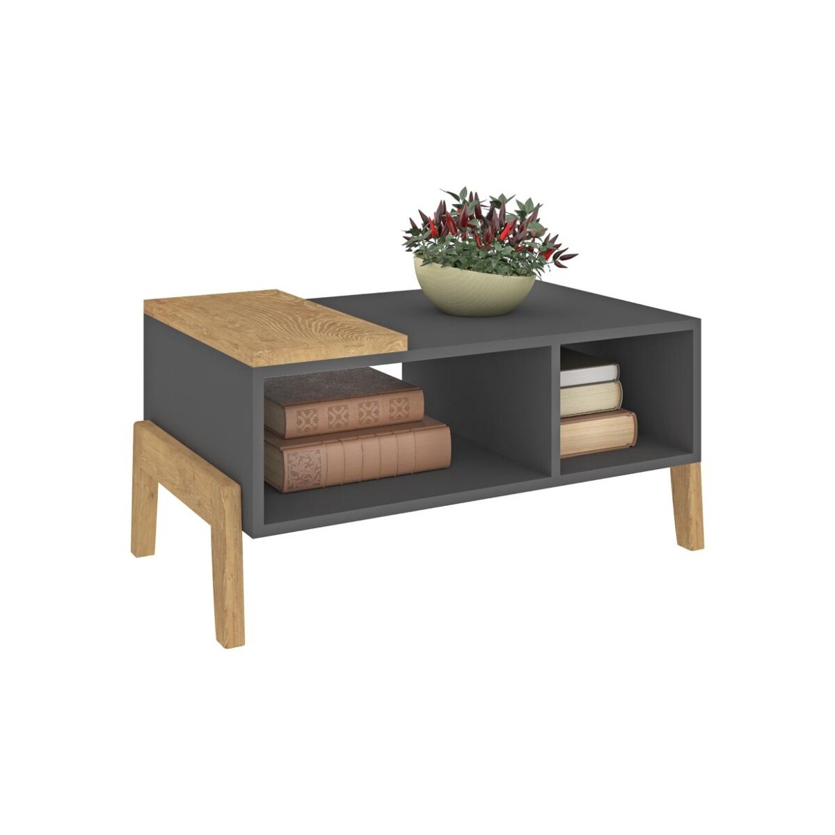 Mesa Ratona Grafito/wood 1602 