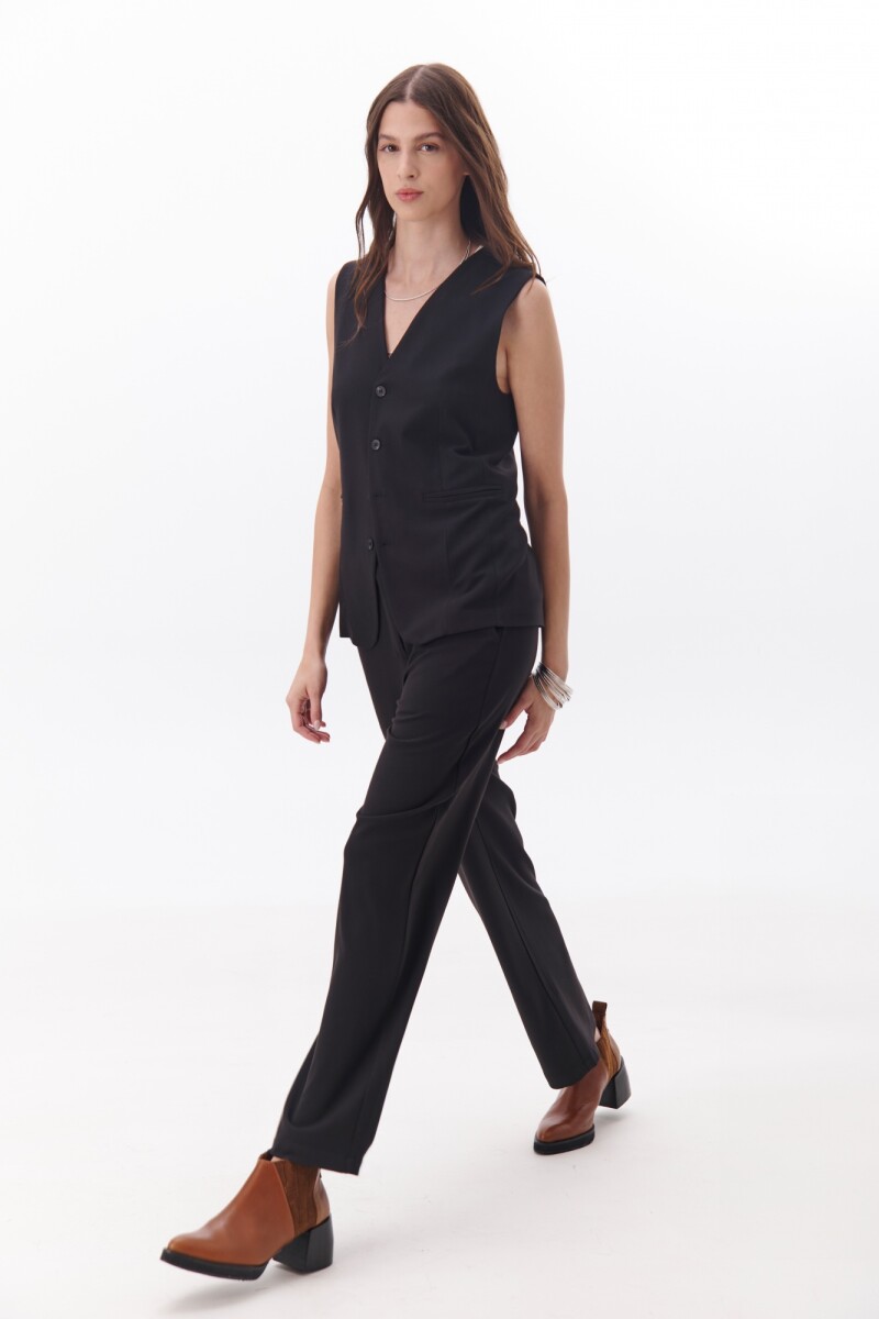 PANTALON MIDI NEGRO