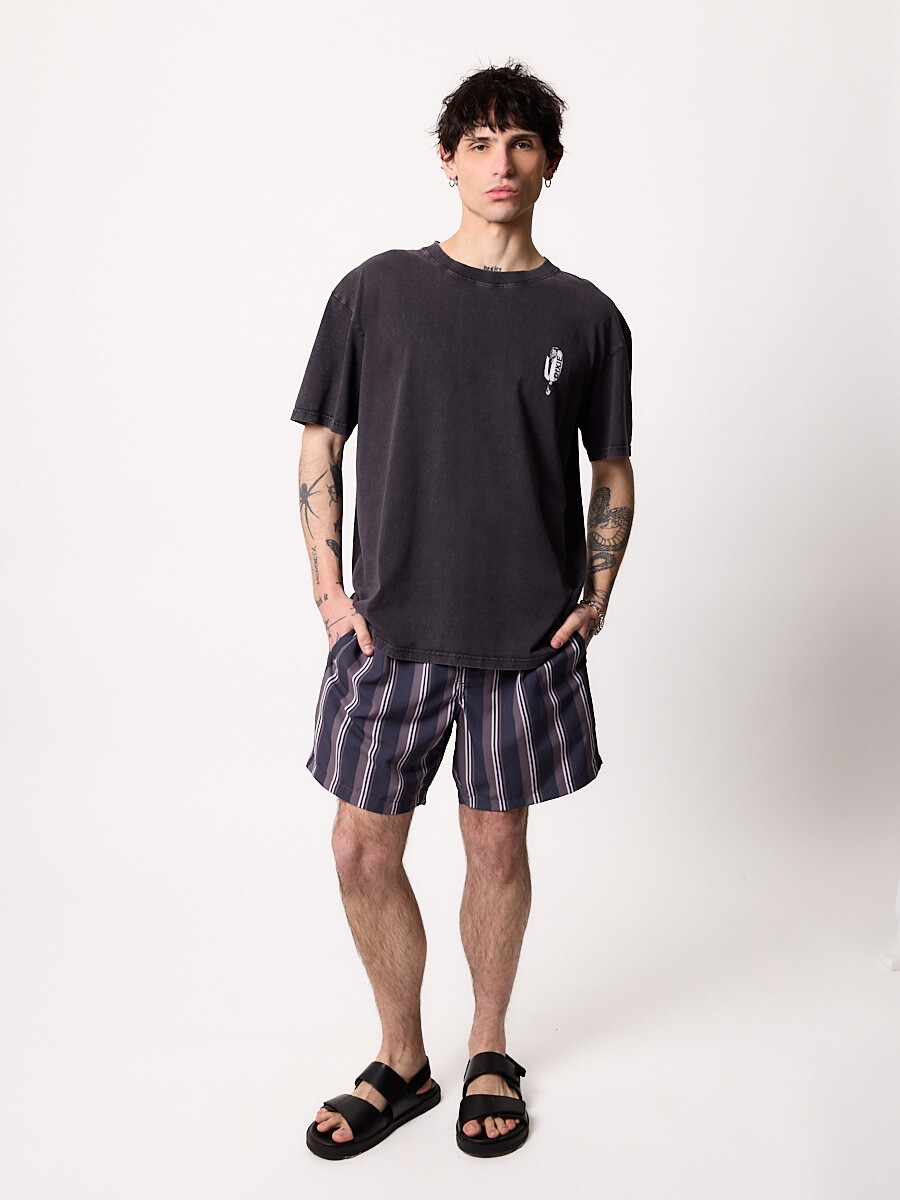 T-SHIRT M/C PALITO DIXIE Negro