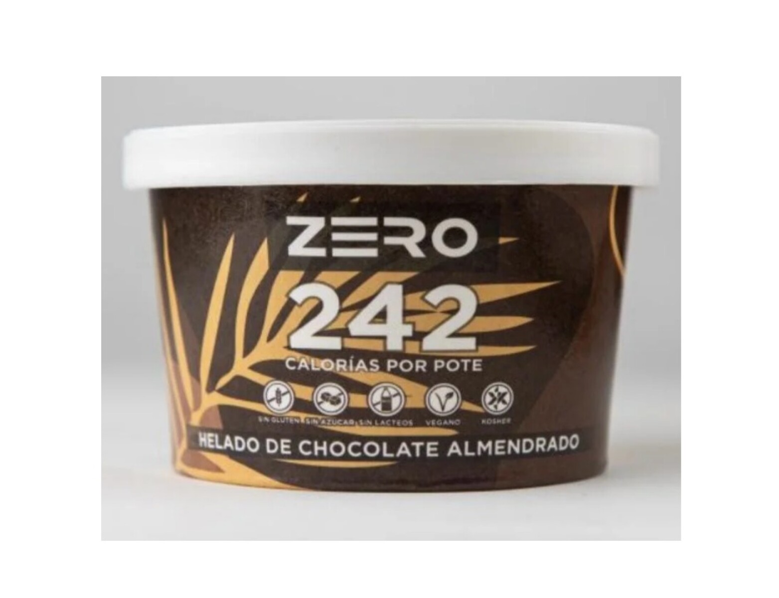 HELADO ZERO 250ML CHOCO ALMENDRAS 