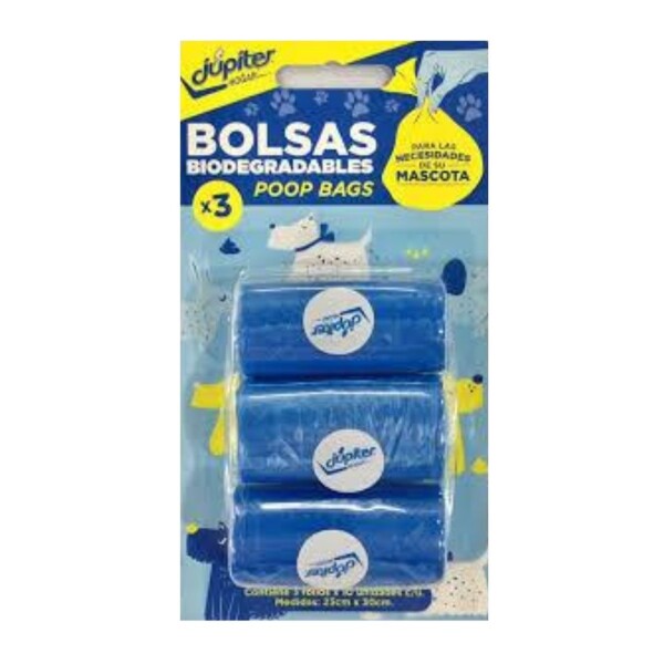 BOLSAS PARA RESIDUOS DE MASCOTA "JÚPITER" x 3 BOLSAS PARA RESIDUOS DE MASCOTA "JÚPITER" x 3
