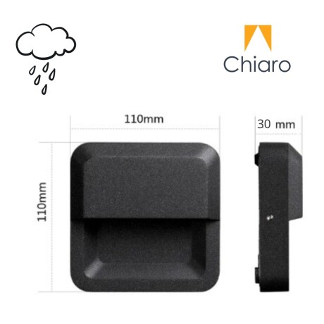 Aplique led señalizador IP65 3W Aplique led señalizador IP65 3W