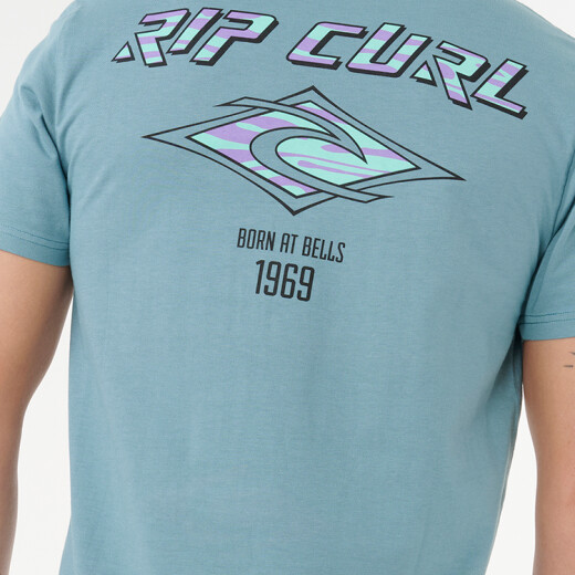 Remera Rip Curl Fade Out Icon - Celeste Remera Rip Curl Fade Out Icon - Celeste