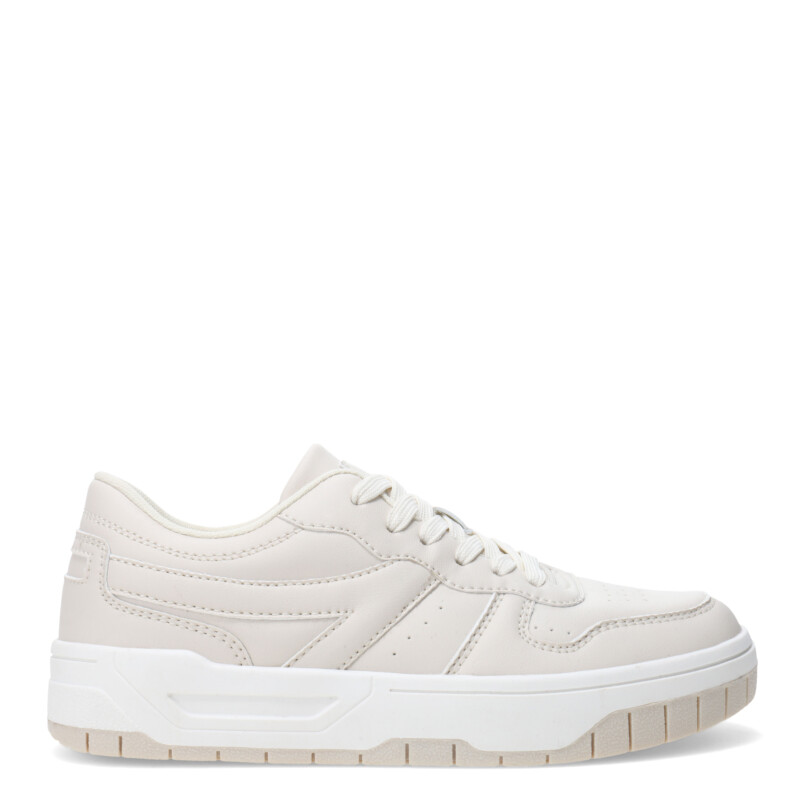 Championes de Mujer Miss Carol RENCH con plataforma Beige