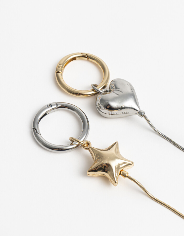 Llavero Metal Set De 2 Llaveros Regalables - Combinacion Bicolor