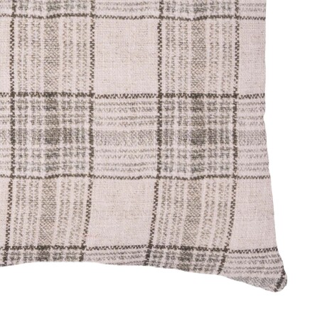 ALMOHADÓN ELIZONDO 45*45 LINO-Y-ALGODON BEIGE/MARRÓN