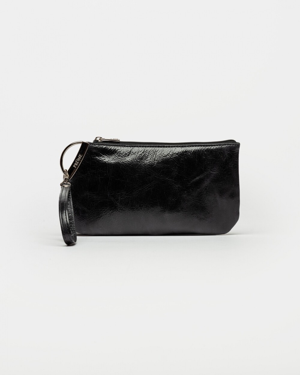 Porta Cosméticos Katy En Cuero Liso Negro