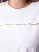 Remera Festón blanca