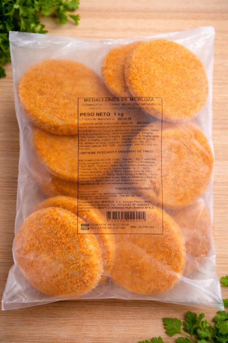 MEDALLON DE MERLUZA 1KG 