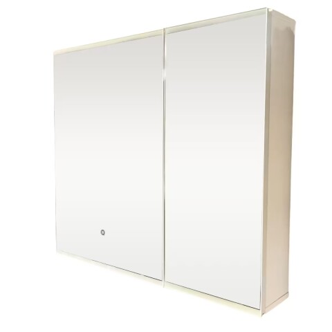 Espejo botiquín 75 cm Vip blanco DMC Espejo Botiquín 75 Cm Vip Blanco Dmc