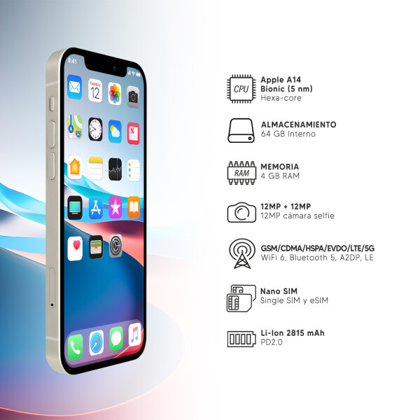 Iphone 12 4/64 Gb Swap 5g BLANCO