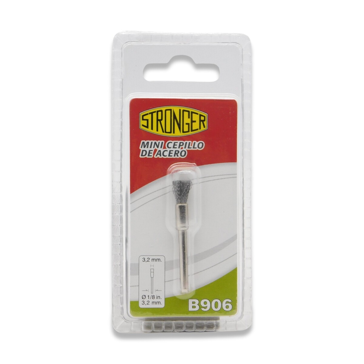 MIni cepillo de acero Stronger (B906) 