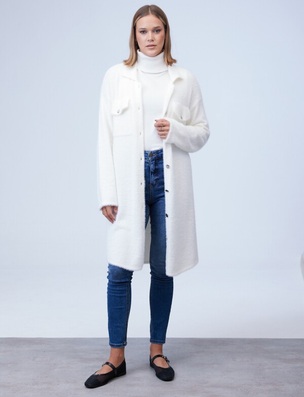 Sobrecamisa Soft Larga BLANCO