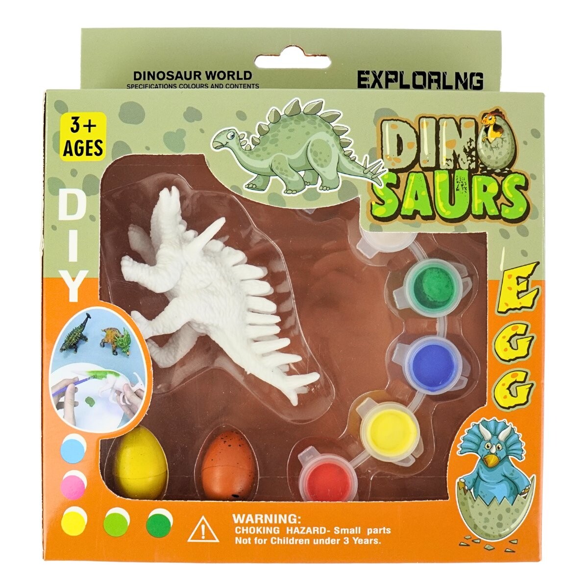 Set para pintar dinosaurio 