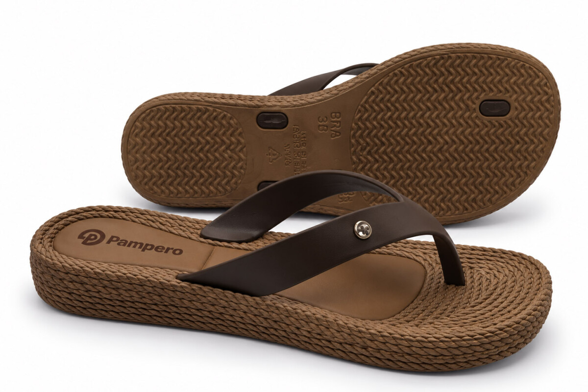 CHANCLETA VICTORIA 210012 Marrón /beige