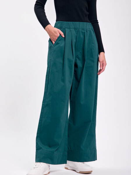 Pantalón ancho Verde